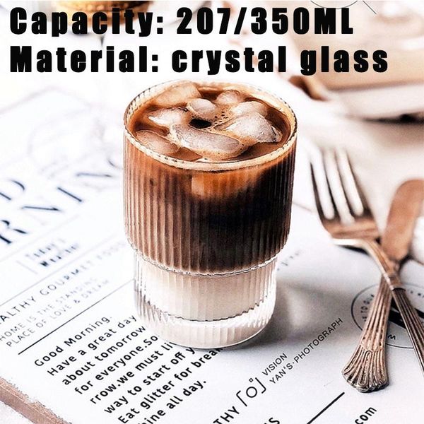

transparent glass mugs juice beverages cup home office bar drinkware restaurant coffee milk tea cocktail wine glasses