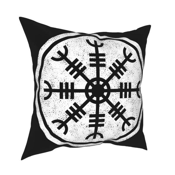 

vikings helm of awe square pillow case throw novelty pillowcase cushion/decorative