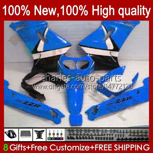 Тело для Kawasaki Ninja ZZR250 90 91 92 93 94 1995 1996 1997 1998 1999 CUDREWORK 54HC.145 BLUE GLOSSY ZZR 250 CC ZZR-250 1990 1991 1992 1993 1994 95 96 97 98 99 OEM