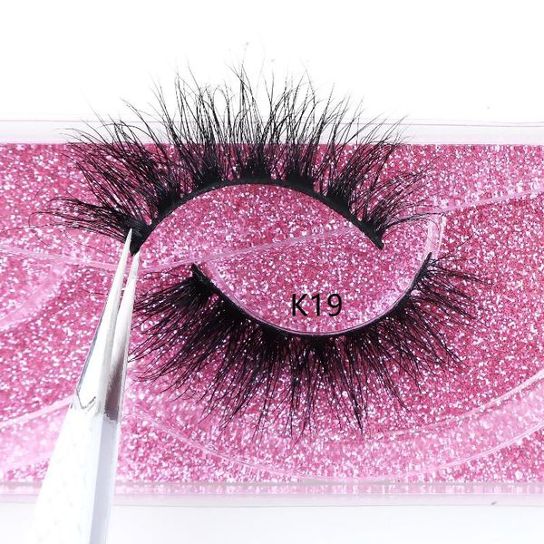 

1pair 3d mink eyelashes cruelty lashes fluffy full strip thick long makeup dramatic false faux cils