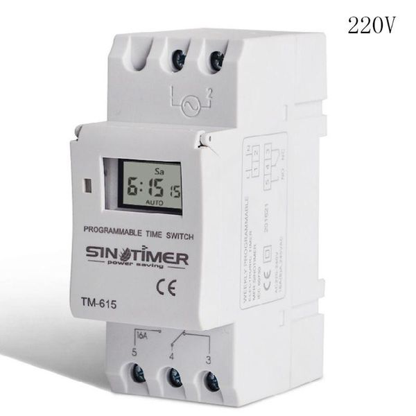 

timers ootdty tm615 12/24/110/220v timer switch 7 days 24 hours programmable lcd time relay 63hf