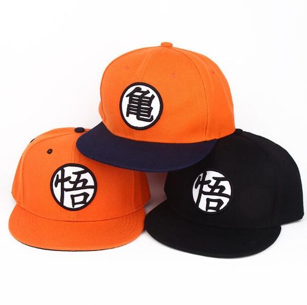 

wholesale-goku boy toy hat snapback flat hip hop caps, Blue;gray