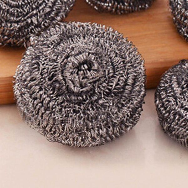 

cleaning cloths 6pcs stainless steel wool kitchen tableware pot pan dish clean heavy duty cleaner ball