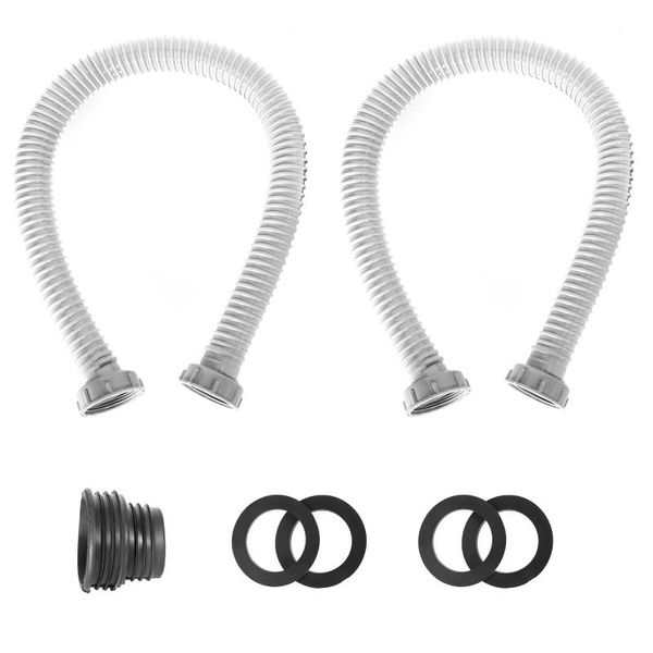 

other bath & toilet supplies 2pcs universal kitchen sink sewer tube bathroom expandable drain pipes