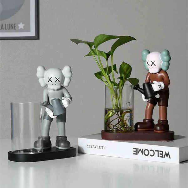 

violent bear tv cabinet deskgreen pineapple hydroponic vase flower arrangement glass basin living room decorative pieces