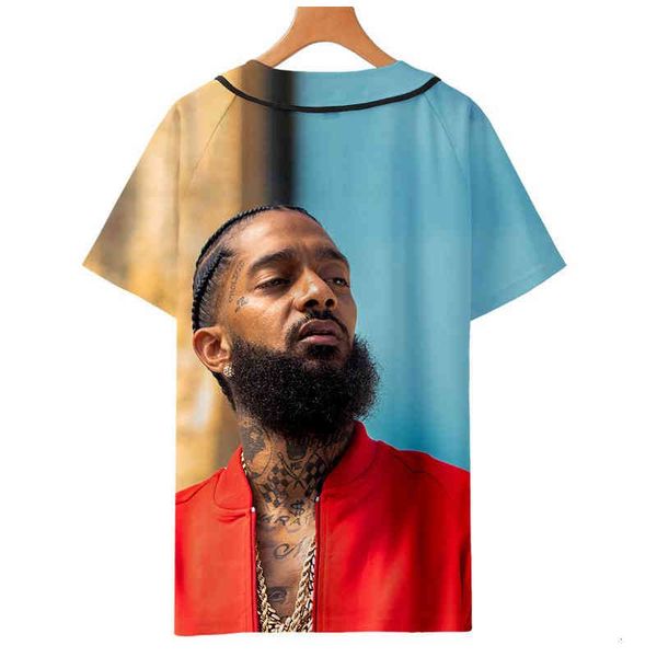 

men's t-shirts print nipsey hussle souvenir baseball jersey hoodie rappers t-shirt hip hop art and women's graphic tee p5dk, White;black