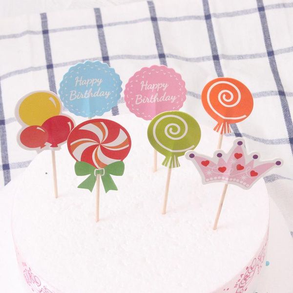

other festive & party supplies 10pcs set lollipop cake ers cupcake picks decoration