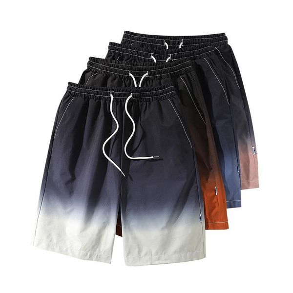 

men's shorts summer leisure loose motion pants, White;black