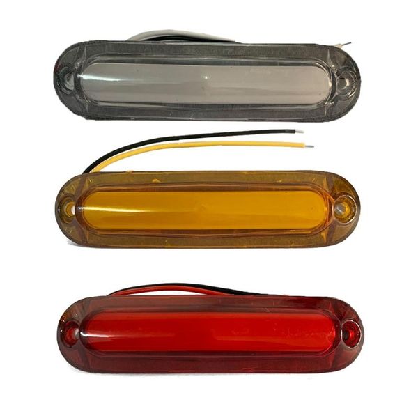

2pcs 6 led truck light car trailer side marker rear lamp indicator for lorry g99f emergency lights