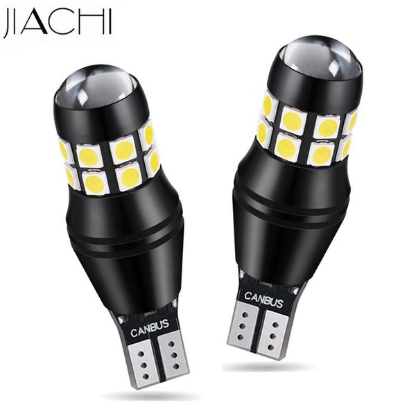 

emergency lights jiachi 100Ã t15 t16 921 912 w16w led bulbs canbus no error 3030 smd high power car reversing lamp white factory wholesale 1