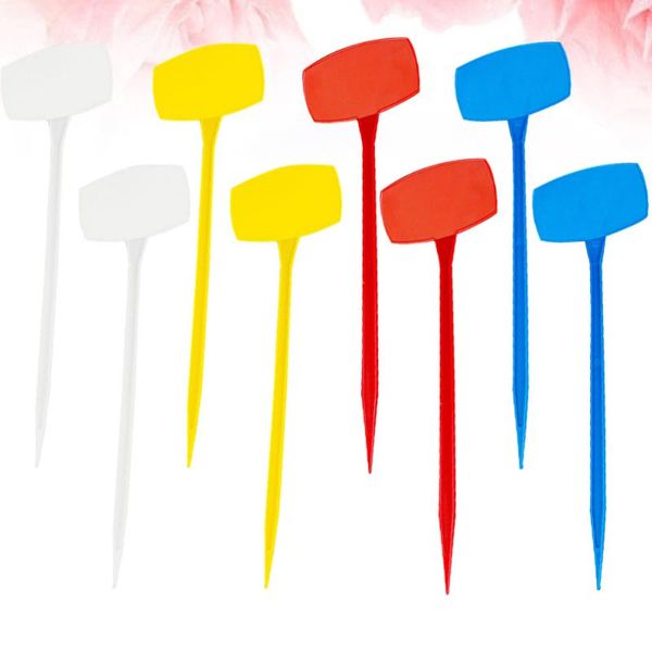 

other garden supplies 20pcs plant labels nursery tags markers insert tag re-usable (mixed color)