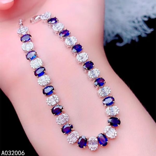 

other bracelets kjjeaxcmy fine jewelry 925 sterling silver inlaid natural sapphire bracelet delicate female support testing, Golden;silver