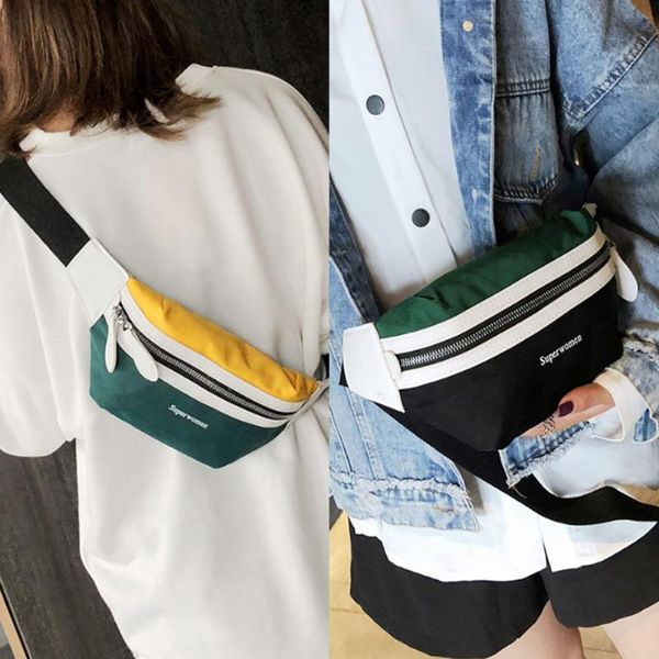

money waistbag hip bumbag bum beltbag female male belt waist bag womens men 2021 spring panelled pouch purse phone fanny pack bags