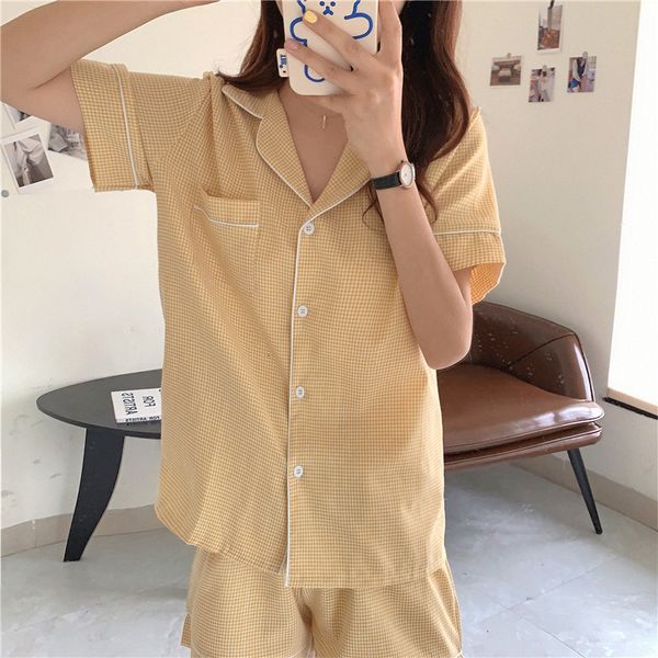 

sleepwear cotton linen homewear sleepwear chic summer women large size thin stylish all match loose pajamas sets 4j0q, Black;red