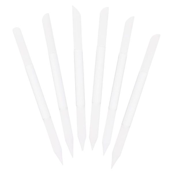 

nail files 6pcs professional precision filing cuticle removers glass set