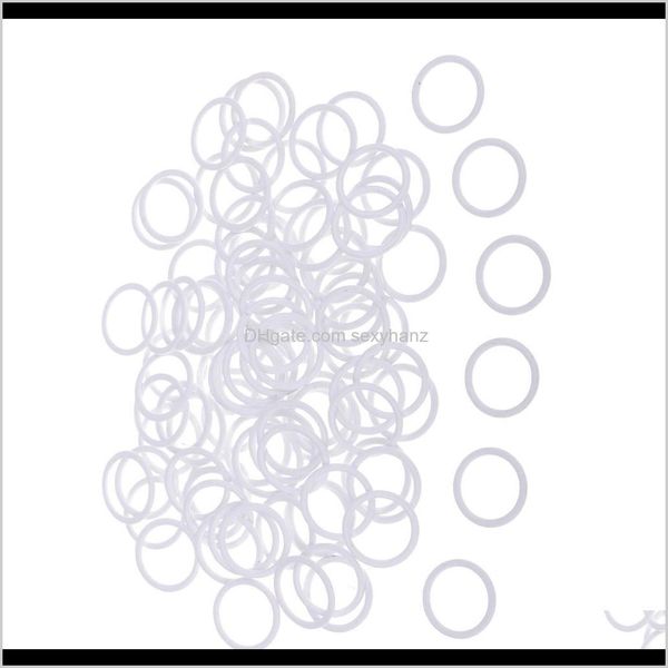 

sewing notions tools apparel drop delivery 2021 100 pieces metal bra strap adjustment adjuster lingerie slider o ring bikini fasteners ucqfm, Black