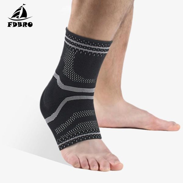 

ankle support elastic brace protector sports basketball running anti sprain sport wrap, Blue;black