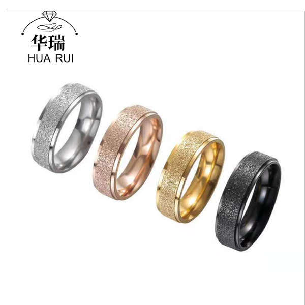 

wedding rings 2021 trending titanium steel vintage simple rose gold ins couple women men ring as christmas gift party, Slivery;golden