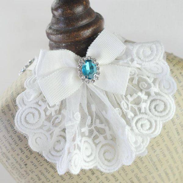 

dog collars & leashes cute lovely pet lace scarf collar adjustable puppy decoration bandana cat tie dress-up 4 colors 10e