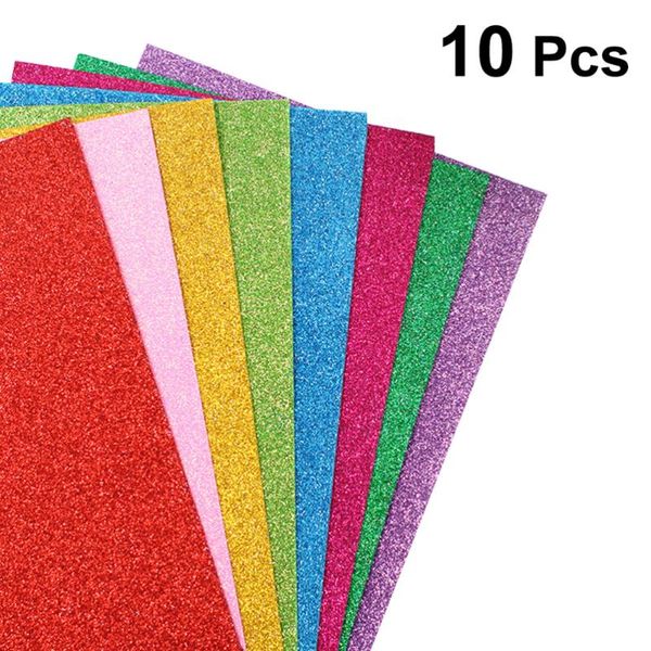 

other arts and crafts 10pcs eva mixed color thick gold powder sponge paper handicraft diy use source material