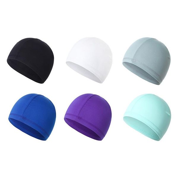 

beanies summer sports ice silk baotou cap outdoor bicycle riding windproof sunscreen dust-proof soft hat helmet motorcycle liner b45