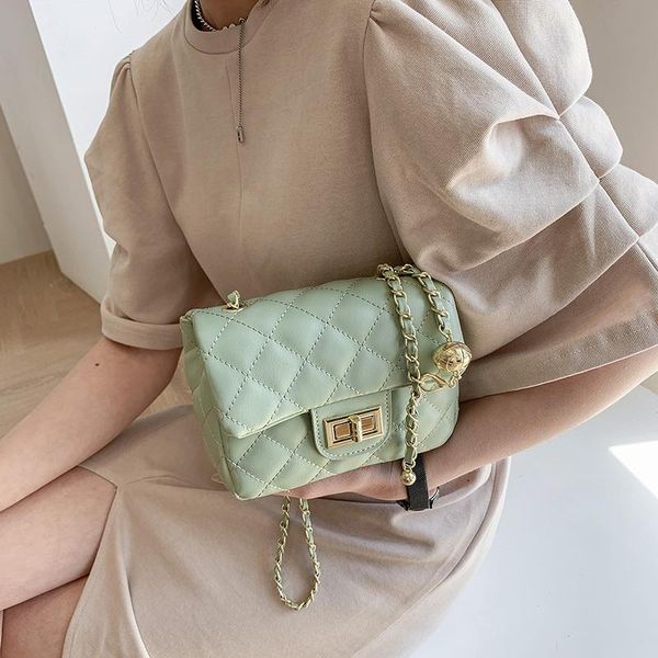 

cross body korea style pu leather for women handbags purses ladies crossbody shoulder bags girls chain mini phone diamond clutch