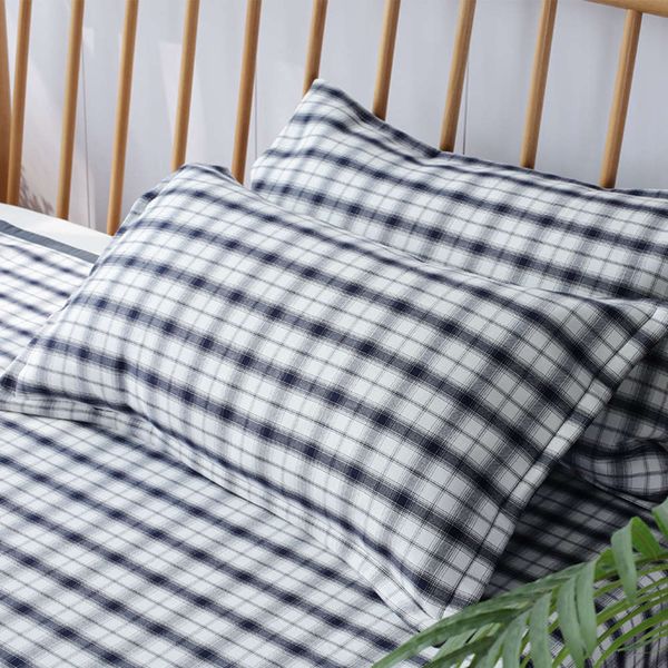 

non printed bamboo fiber composite soft pillow case single summer ice silk mat