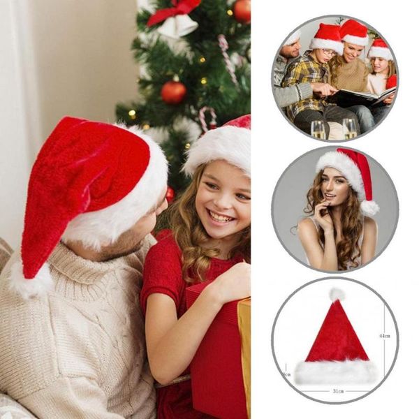 

party hats christmas santa hat home supplies lightweight warm stylish decor