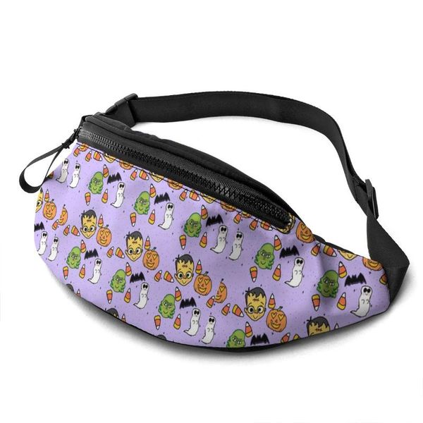 

waist bags halloween frankenstein horror candy bag funny woman pack polyester