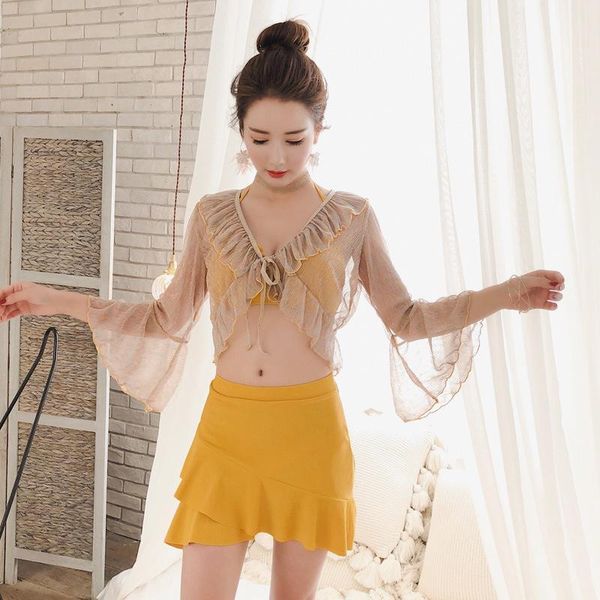 

one-piece suits tankini push up two piece bathing suit swimming women swimsuit teenage swimsuits for ladies swimwear pure chiffon polyester