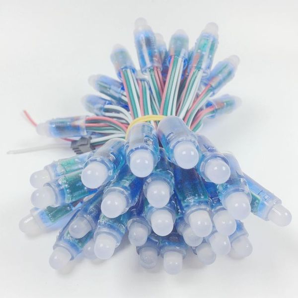 

50pcs/lot 12mm ws2811 rgb led pixel module dc 5v ip68 waterproof string light for holidays/chrismas/ festival modules