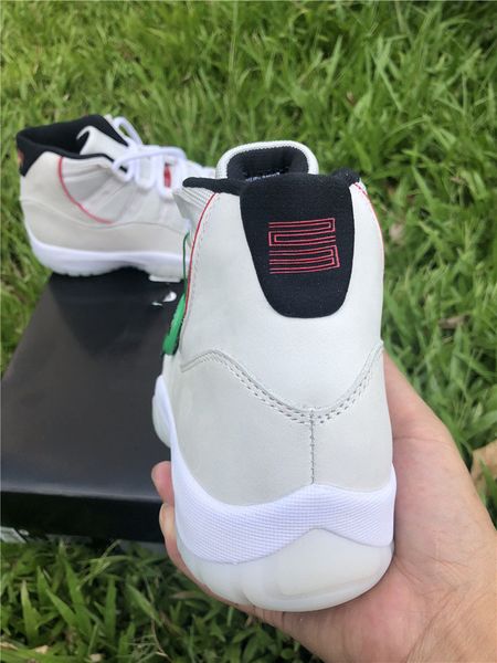 

2023 igh version jumpman 11 platinum tint basketball shoes real carbon fiber white 11s running sneakers men sport trainers come with boxpid0, Black