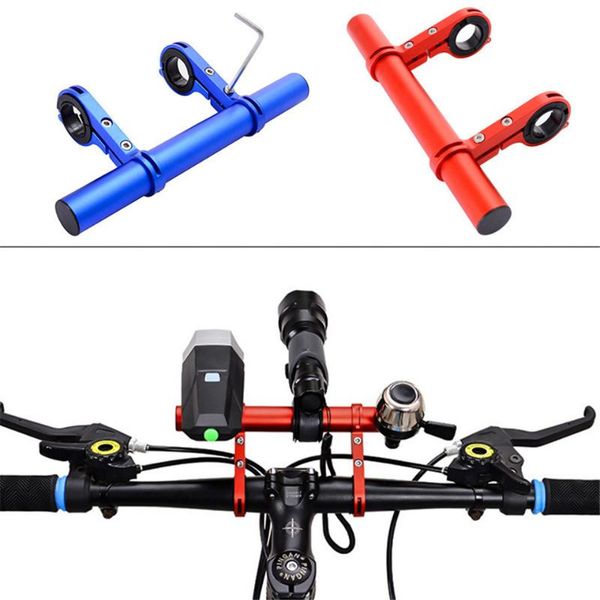 

bike handlebars &components aluminum carbon fiber bicycle handlebar extended bracket headlight mount bar computer holder lantern lamp suppor