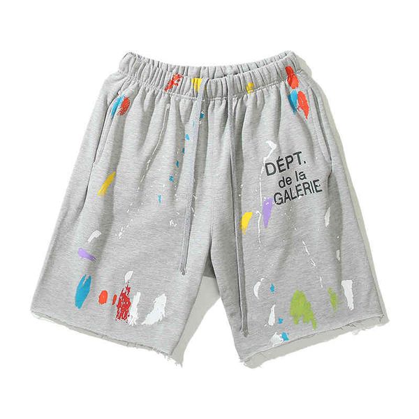 

designer hip hop gary dept casual shorts men's 2022 new summer clothes and wo running fashion brand loose, White;black