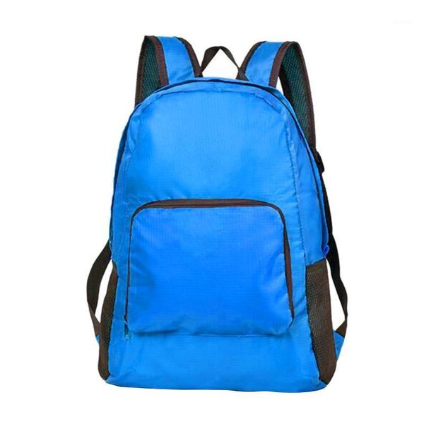 Großer, leichter Outdoor-Sport-Rucksack für Damen und Herren, kleiner faltbarer Rucksack, wasserdichte Abdeckung, multifunktionale Wander- und Reise-Aufbewahrungstaschen