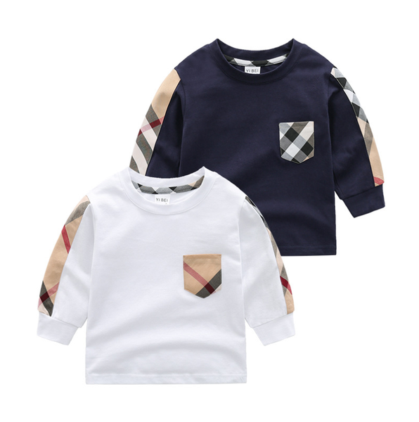 Kinderkleidung Jungen T-Shirts Baby Sommer Tops Poloshirts Primäre Mädchen Uniform Kleinkind Kurzarm T-Shirts Mode Klassische Babykleidung