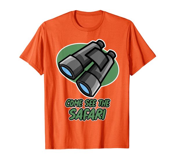 

safari tour shirt for africa fans - come see the safari t-shirt, White;black