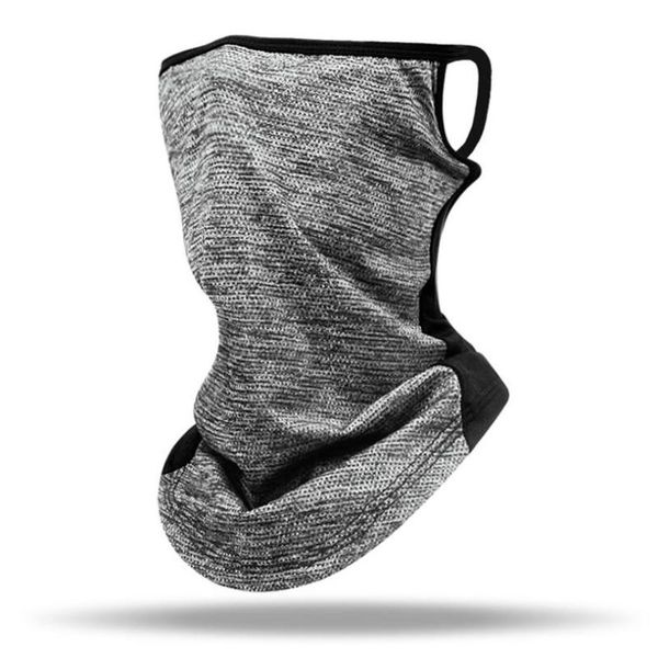 

cycling caps & masks breathable ice silk cooling magic scarf motorcycle bike triangle neck gaiter men women anti uv half face mask bandana, Black