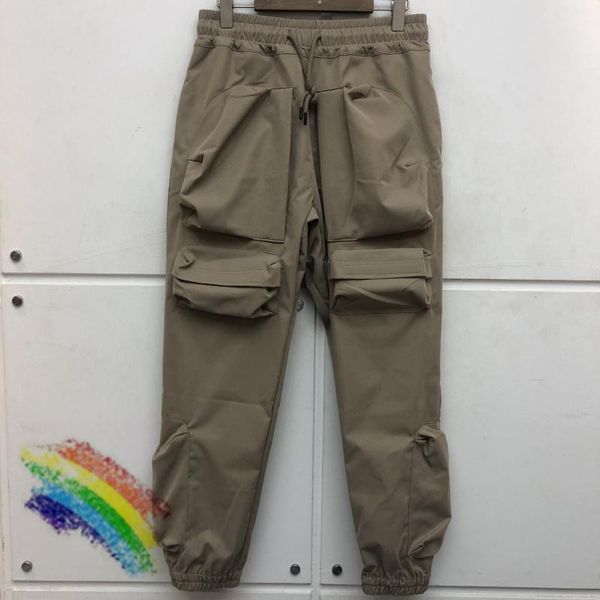 

men's pants multiple pockets cargo 3d men women joggers drawstring zipper sweatpants track trousers, Black