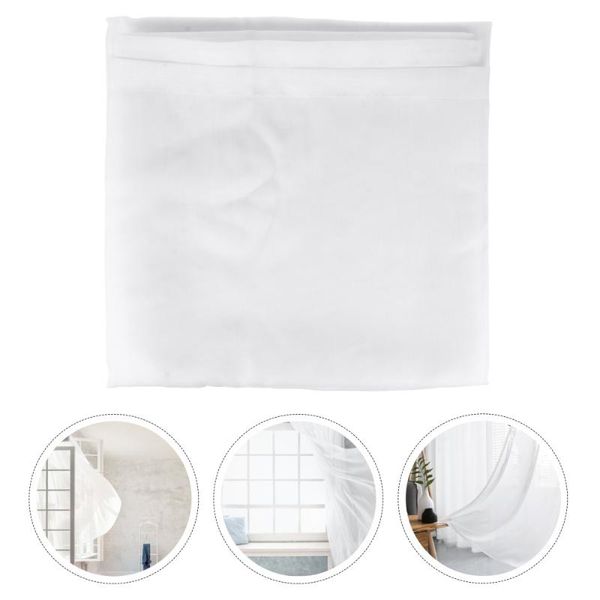 

curtain & drapes 2pcs white window screening sheer curtains chic for home