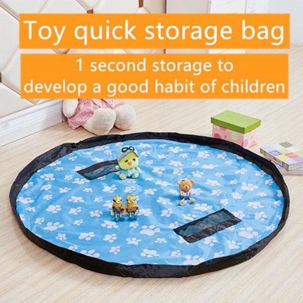 

storage bags double layer oxford cloth baby toy fast bag large waterproof portable beam mouth building block finishing mat
