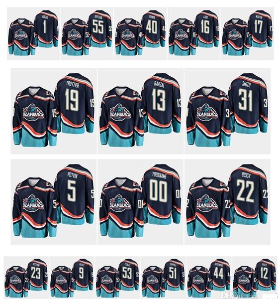 

1995 Vintage New York Islanders Jersey 12 Josh Bailey 13 Mathew Barzal 16 Andrew Ladd 5 Denis Potvin 19 Bryan Trottier 31 Billy Smith Hockey, Colour 1