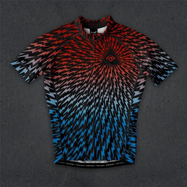 

racing jackets twin six 6 lightweight cycling jersey men road mtb shirt bicycle short sleeve retro style classic cycle wear sport, Black;red