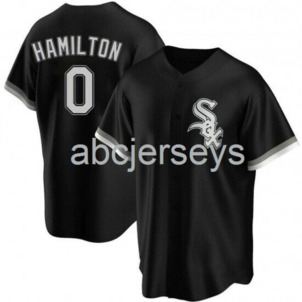 

stitched custom billy hamilton black ver1 baseball jersey xs-6xl