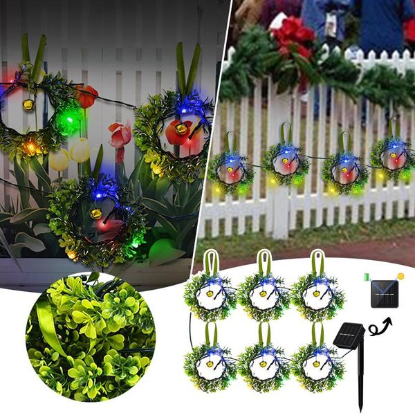 

christmas decorations six needle flower ball lights garden decoration solar light lawn led landscape villa yard plant decor