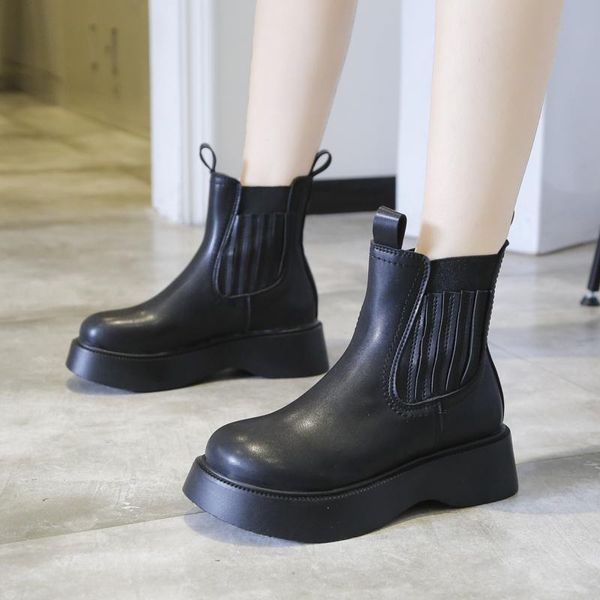 

boots bare women winter keep warm snow fashion round head black set of feet outdoor women's short 2021