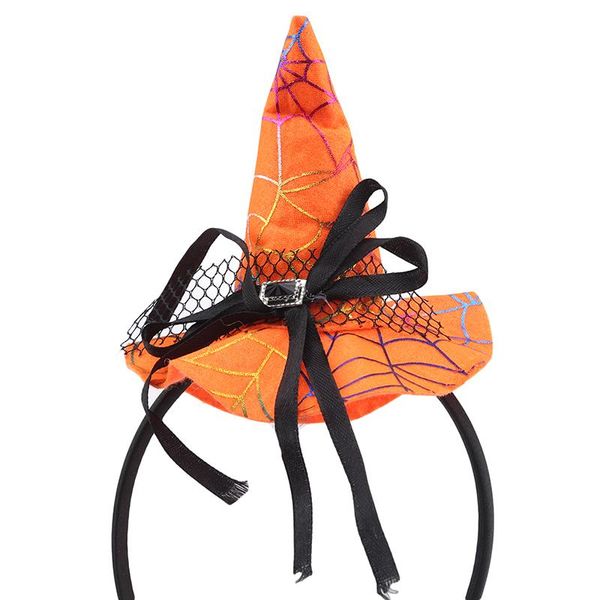

party hats halloween pumpkin headband orange witch cosplay headdress props hair accessories hat