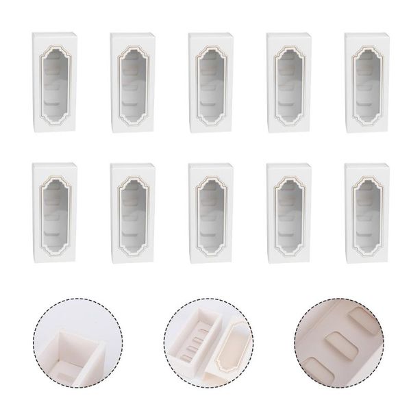 

gift wrap pcs dessert packing paper box with window boxes for 5 macarons