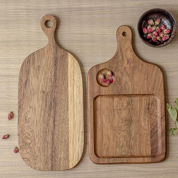 

dinnerware sets bread plate sushi chopping auxiliary el western solid wood tray wooden pizza flatware kids
