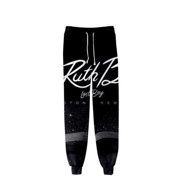 

ruth b 3d men/women neutral stylethreaded bunched trousers youthful kawaii threaded leg pants hip hop gothic style men's shorts, White;black